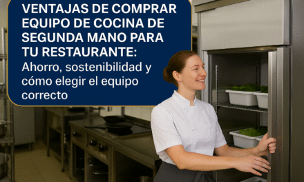 Ventajas de comprar equipo de cocina de segunda mano para tu restaurante.